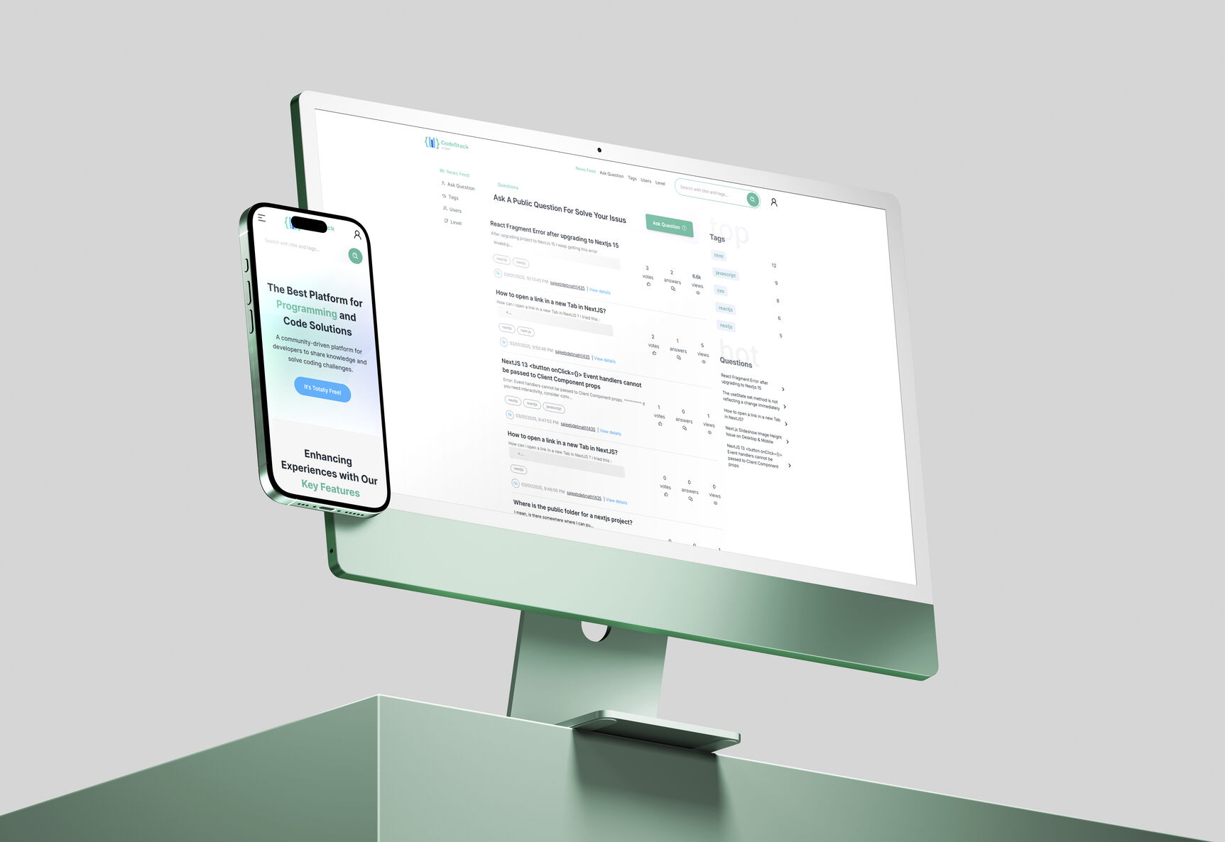 CodeStack – Full Stack Q&A Platform Like StackOverflow with Real-Time Features